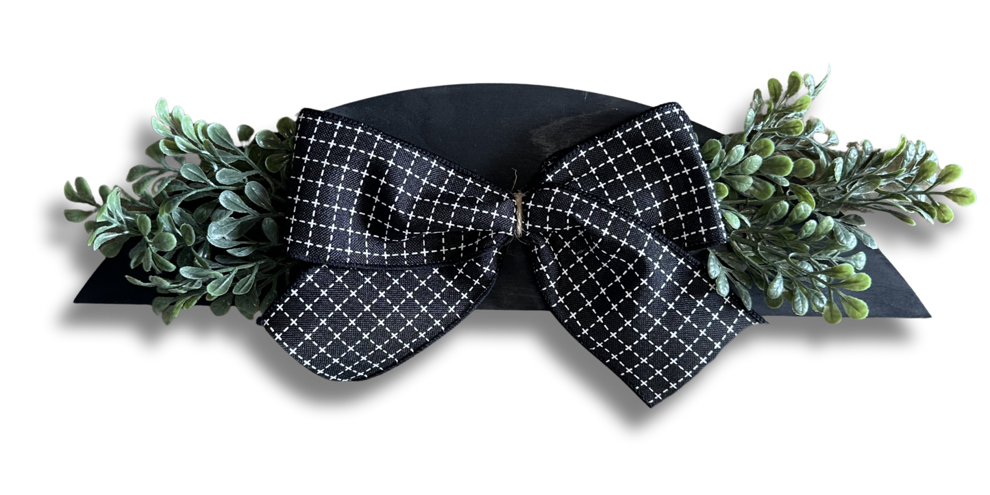 Core TOPS-BLACK PLAID