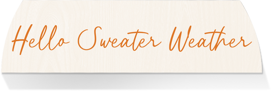 Limited Edition MIDDLE-HELLO SWEATER WEATHER