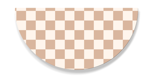 Limited Edition BOTTOM- TAN CHECKERS