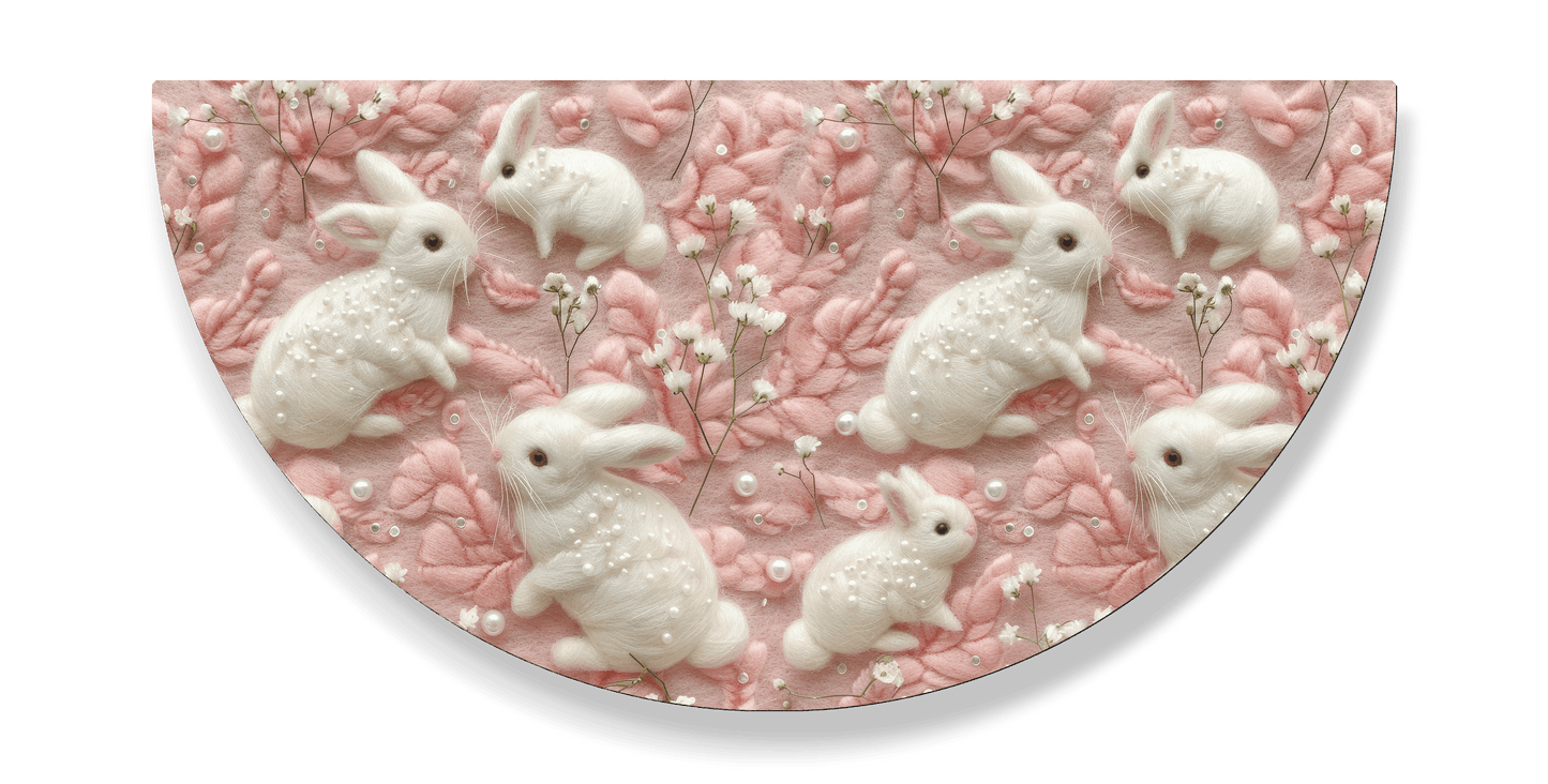 Limited Edition BOTTOM-PINK KNIT BUNNIES