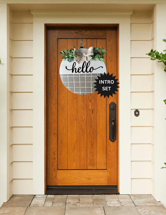 Darling's Monthly Door Decor