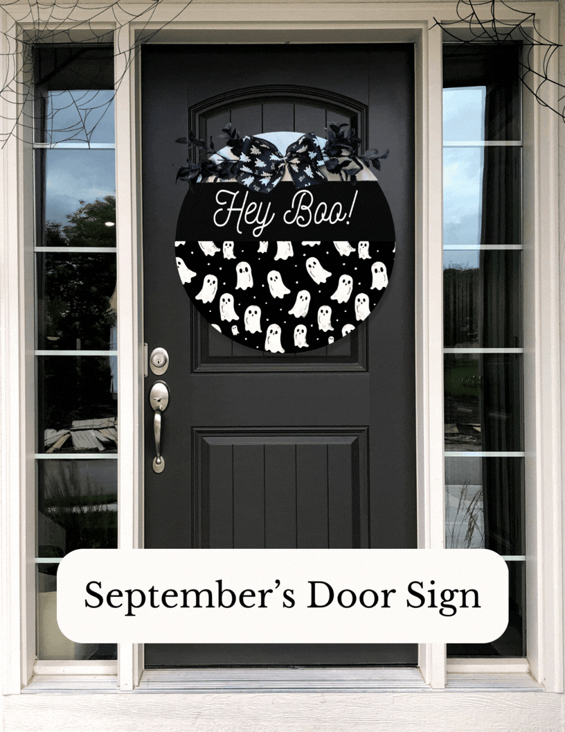 Darling's Monthly Door Decor