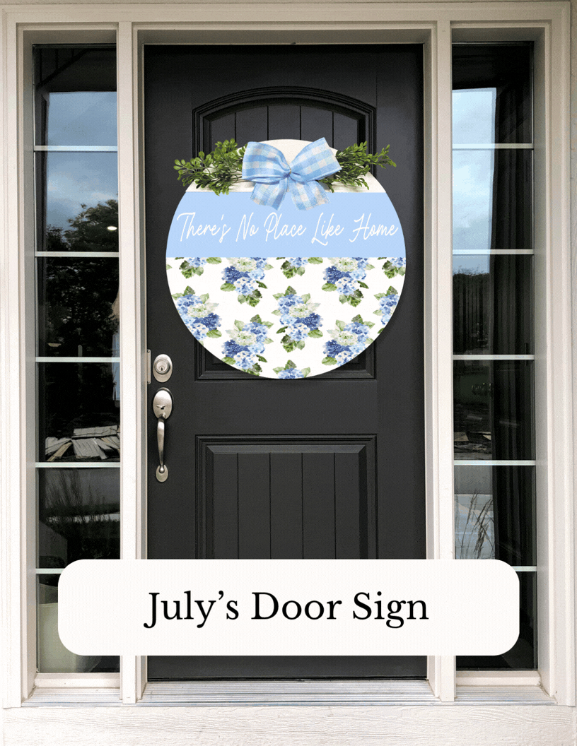 Darling's Monthly Door Decor
