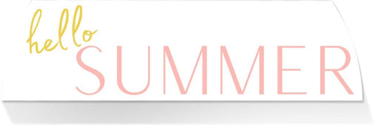 Limited Edition MIDDLE-HELLO SUMMER
