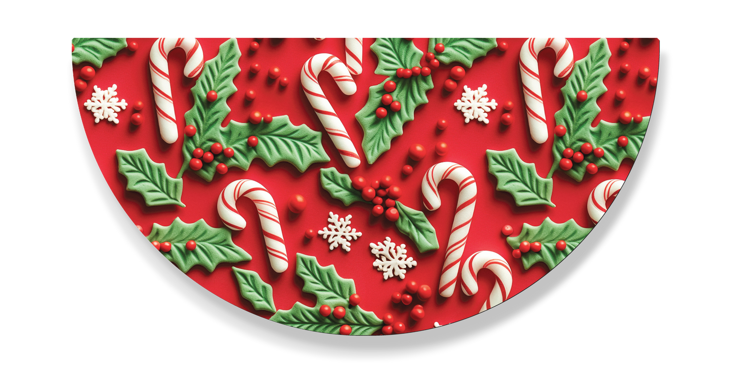 Limited Edition BOTTOM- CANDY CANE AND MISTLETOES