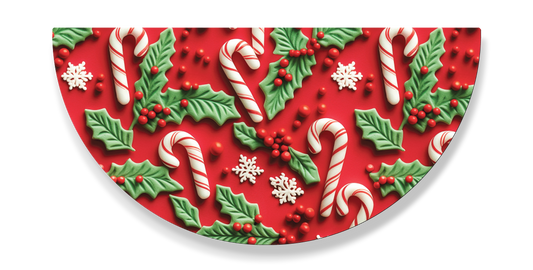 Limited Edition BOTTOM- CANDY CANE AND MISTLETOES