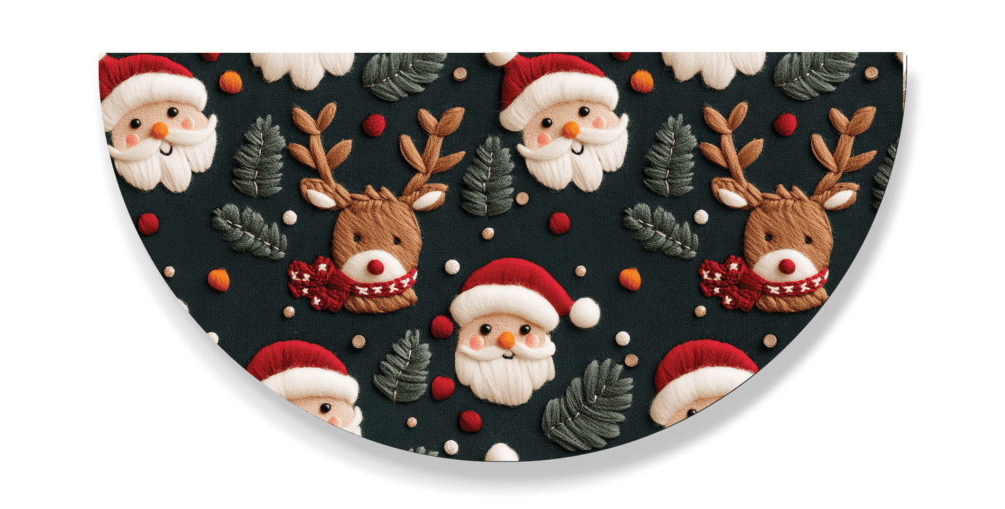 Limited Edition BOTTOM- KNIT SANTA AND REINDEER