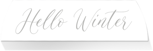 Limited Edition MIDDLE -HELLO WINTER