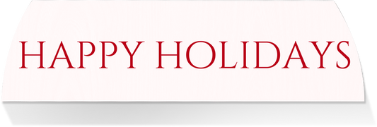 Limited Edition MIDDLE -HAPPY HOLIDAYS