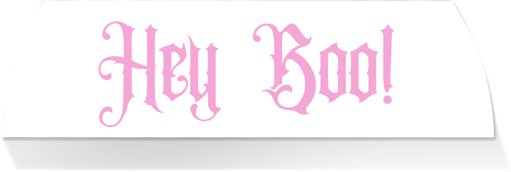 Limited Edition MIDDLE-HEY BOO