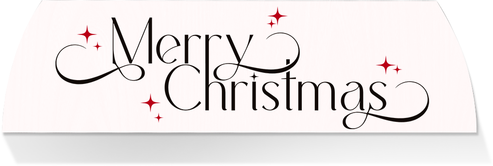 Limited Edition MIDDLE -MERRY CHRISTMAS