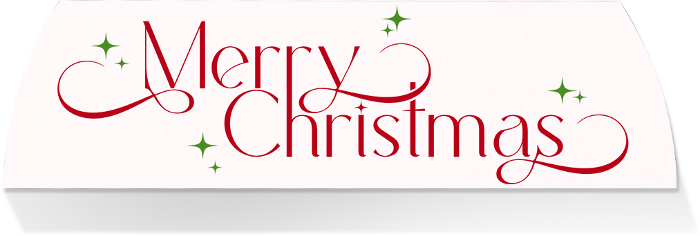 Limited Edition MIDDLE -MERRY CHRISTMAS