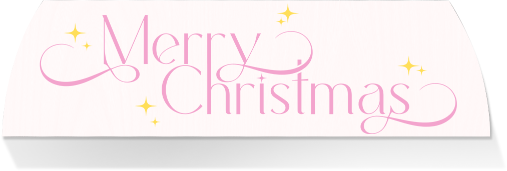 Limited Edition MIDDLE -MERRY CHRISTMAS