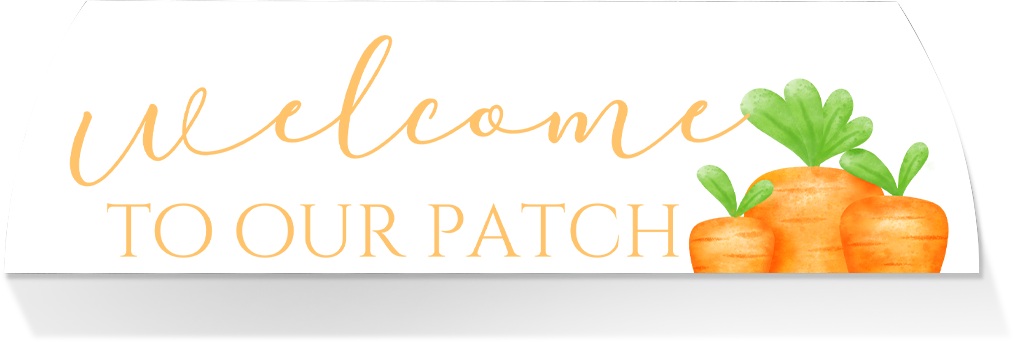 Limited Edition MIDDLE - WELCOME TO OUR PATCH